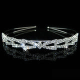 Hot fashion female girl rhinestone crystal Headband bandage on his head Bride Wedding Tiara crown hair hoop accessories