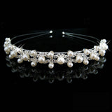 Hot fashion female girl rhinestone crystal Headband bandage on his head Bride Wedding Tiara crown hair hoop accessories