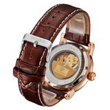 Hot sale Men Watch Luxury Brand Casual Leather Strap Mechanical Watches 1 ATM Water Resistant 