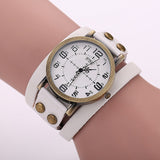 Hot Antique Leather Bracelet Watch Vintage Women Wrist Watch Fashion Unisex Quartz Watch