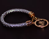 Hot Sale High Quality Leather Rope Alloy Bracelet Bangle For Women Men