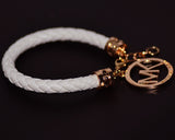 Hot Sale High Quality Leather Rope Alloy Bracelet Bangle For Women Men