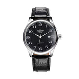 Hot Sale WINNER Luxury Watch Men Automatic Self-winding Military Mens Watches Leather Wrist Watches for Men Montre Homme