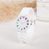 Hot Sale Women Watch Fashion Geneva Casual Watch Silicone Wristwatch Girls Women Men Quartz Watch Relogio Feminino Clocks