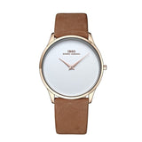 IBSO Brand Classic Quartz Watch Men Watches Top Brand Luxury Famous Genuine Leather Wristwatch Male Clock Relogio Masculino