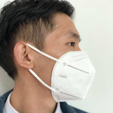 KN95 4-Ply Solid Color Disposable Dustproof FFP2 Face Mouth Masks Anti Influenza PM 2.5 Breathing Safety Masks Face CareElastic
