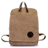 New Fashion canvas laptop backpack men travel bag men casual student school bag