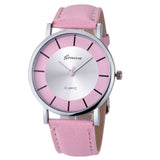 Kimisohand New Women Fashion Retro Dial Leather Analog Quartz Wrist Watches