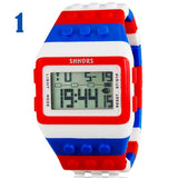 LED Watch Women Kids Watch Fashion Casual Cartoon Watches Colorful Rainbow Girls & Boys Digit Clock Hour Wristwatches