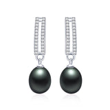 Brand Elegant AAAA Top quality freshwater pearl jewelry Fashion dangle drop earrings for women Mother's Day gift