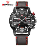 LONGBO Brand New Luxury Men Military Watch Men's Leather Quartz Sports Hours Date Clock Relogio Masculino Relojes Hombre