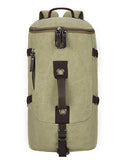 Large capacity man travel bag outdoor mountaineering backpack men bags hiking camping canvas bucket shoulder bag