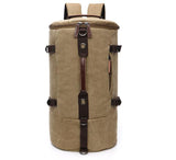 Large capacity man travel bag outdoor mountaineering backpack men bags hiking camping canvas bucket shoulder bag
