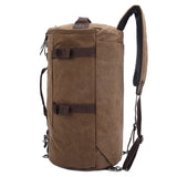 Large capacity man travel bag outdoor mountaineering backpack men bags hiking camping canvas bucket shoulder bag