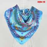 New Arrival Brand Design Satin Big Square Scarf Printed,Women Silk Scarf,China Style Handkerchief
