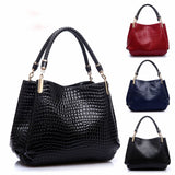 Leather Women Handbag Bolsas De Couro Fashion Famous Brands Shoulder Bag Black Bag Ladies Bolsas