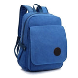 New Fashion canvas laptop backpack men travel bag men casual student school bag