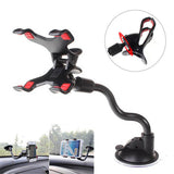 Long Arm Universal Car soft tube Mount Bracket Holder for iPhone Phone GPS MP4 PDA 360 Degree