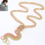 Long Chains Necklace for Women Collier Punk Fashion Multilayer Statement Necklaces & Pendants Jewelry
