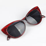 Lovely Cat Eye UV Protection Anti-Radiation Women Sunglasses Vintage Goggles Dark Glasses