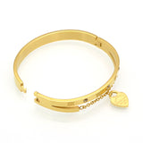Luxury Jewelry Brand Pulseira Stainless Steel Bracelet & Bangle 18K Gold Plated Heart Love Tag Bracelet Jewelry For Women