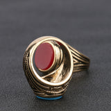 Luxury Vintage Jewelry Wholesale Lot Black Ring 18k Gold Engagement Mens Rings Christmas Gifts 