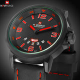 Luxury Brand Military Watches Men Quartz Analog Clock Leather Clock Man Sports Watches Army Watch