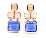 Luxury Elegant Ocean Blue Sapphire New Fashion Drop Earrings