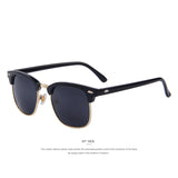 Men Retro Rivet Polarized Sunglasses Classic Brand Designer Unisex Sunglasses UV400
