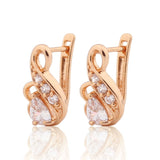 Luxury Brand Fashion Earring for Women Zirconia Crystal Jewelry Designer Earrings