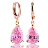 New Arrival Fashion Drop Earrings Hot Sale Gold Plated Earings AAA Cubic Zircon Lovely Dangle Earring for Women 