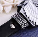 Cosplay Attack on Titan black bracelets fashion anime Punk bangles fashion gifts