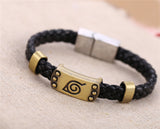 Hot Animation Alloy Bracelets Naruto Weave leather bracelet & Bangle cosplay jewelry