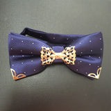 Mantieqingway Fashion Metal Male Silver Dots Bow Ties Wedding Married Groom Bowties Neckwear Decoration Business Cravats Bowknot