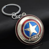 Marvel Comics Super Hero Captain America Avengers KeyRings Keychains Holder Purse Bag Buckle Accessories Gift Key Chains 