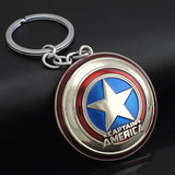 Marvel Comics Super Hero Captain America Avengers KeyRings Keychains Holder Purse Bag Buckle Accessories Gift Key Chains