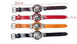 Men Bracelet Jewelry Cool Skull Wristband Bracelet for Women Punk Rock Genuine Leather Bracelets