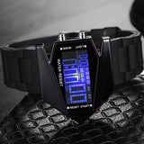 Men Sport Watch Colorful Digital LED Watches Pilot Aviator Military Wristwatch Male Clock Fashion LED Watch