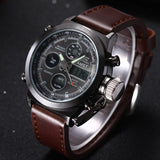 Men Top Brand Luxury quartz Watches,electronic digital display Military watch Men sports watches 30ATM wristwatch