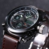 Men Top Brand Luxury quartz Watches,electronic digital display Military watch Men sports watches 30ATM wristwatch