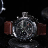 Men Top Brand Luxury quartz Watches,electronic digital display Military watch Men sports watches 30ATM wristwatch