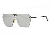 Men's Sunglasses Conjoined Spectacle Lens Rimless Alloy Frame Summer Style Sun Glasses Oculos De Sol UV400