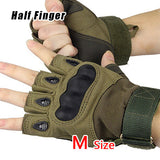 Military Gloves Brand New Outdoor Sports Army Full Half Finger Motorcycle Cycling Carbon Leather Gloves