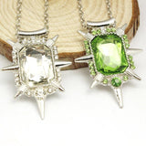 Movie Jewelry Nice Once upon a time wicked witch Zelena glinda glass pendant Necklace great Keepsake gift for fans