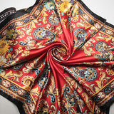 Silk Square Scarf Women Fashion Brand High Quality Cheap Imitated Silk Satin Scarves
