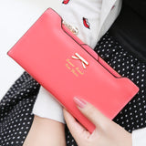 New arrival leather women wallets woman messenger bag women's design wallet change purse for women