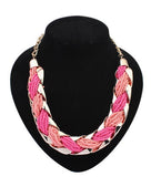 New fashion Bohemian style Punk Fashion Simple Metal braid Twist Chain necklaces & pendants woman's Necklace
