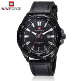 NAVIFORCE Luxury Brand Fashion Men Military Sports Watches Men's Quartz Auto Date Clock Man Leather Strap Casual Wrist Watch