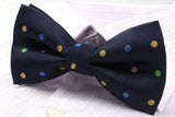 NEW Active Solid Dot Geometric Bow Tie One Size Noeud Papillon Boys and Girls Polyester Cravat Bowties Female Neckwear Hot