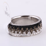 Jewelry Charms Rings For Women AAA Crystal Hot sale Elegant Stainless Steel Rings